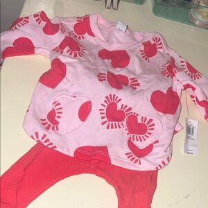 Old Navy Pink and Red Kids Matching Set